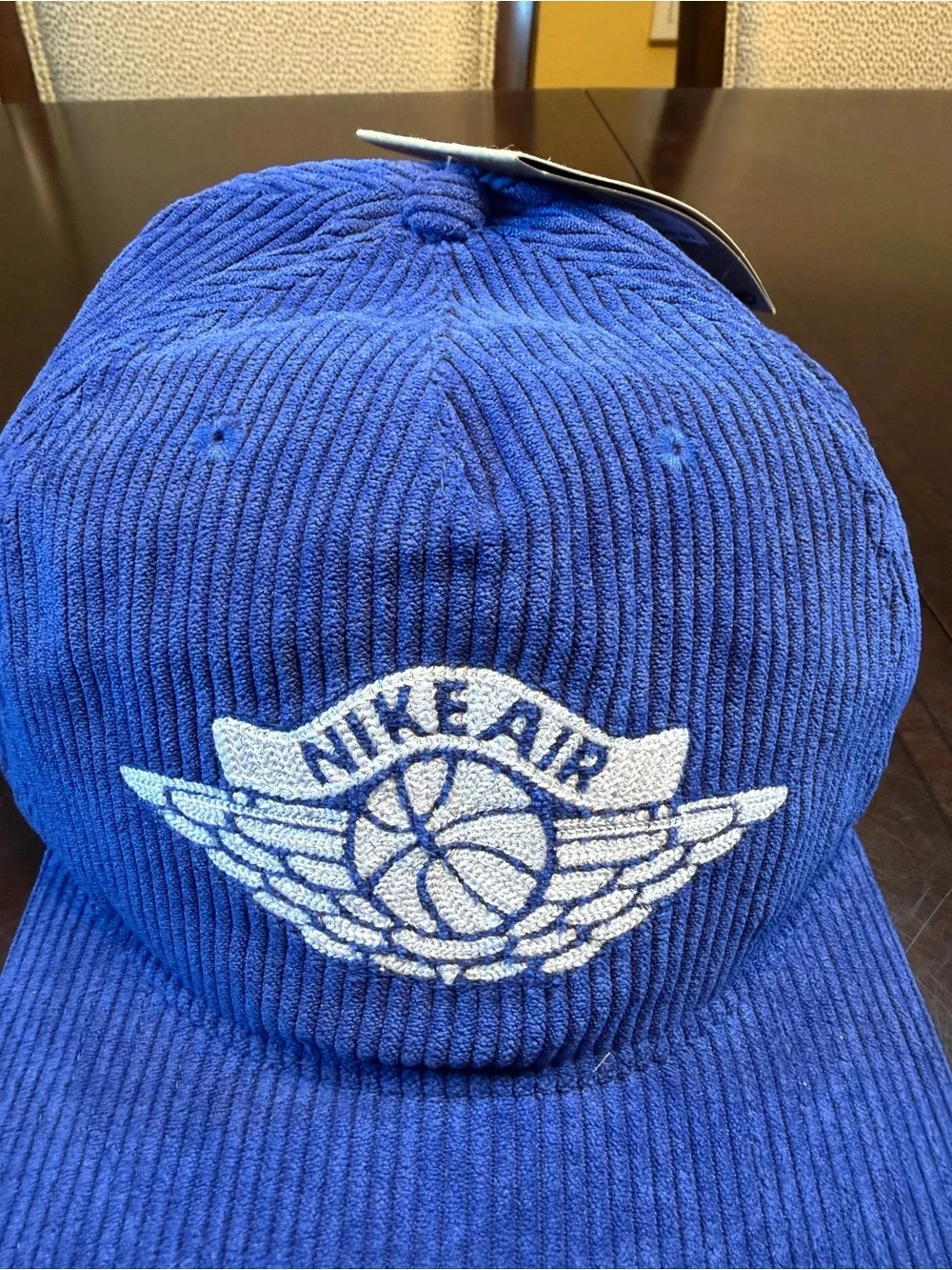 New Nike Air Jordan Logo Hat Blue White Size L / XL